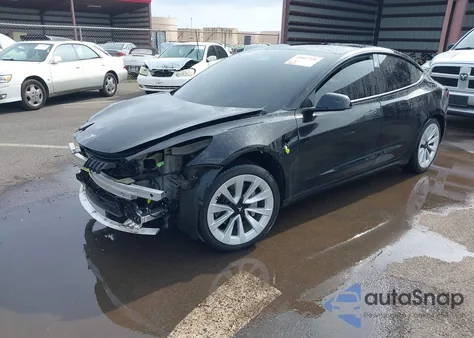 2022 Tesla Model 3 Long Range Dual Motor All-Wheel Drive из США, поврежденный, VIN 5YJ3E1EB8NF197023